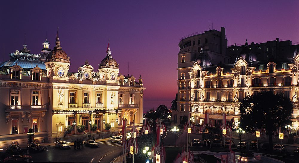 Monaco at night 